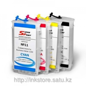 Дозаправляемые картриджи DZK4-HP82/11 для принтера HP DesignJet 111