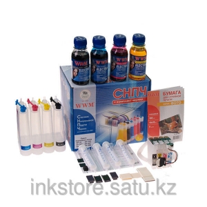 СНПЧ WWM для Epson Expression Home XP-103/XP-207/XP-303/XP-306(IS.0265U)