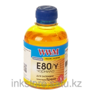 Чернила WWM для Epson L800 Водорастворимые комплект 6x200 мл. (WWM E80 6*200) с повышенной светостойкостью