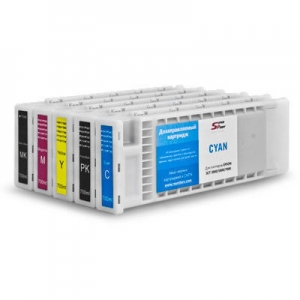 Набор ДЗК5-SCT3000 - дозаправляемые картриджи с авточипами для Epson Sure Color T3000 / T5000 / T7000 (700 мл)