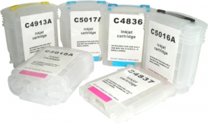 Перезаправляемые картриджи для HP DJ 10, 20 50, 120 