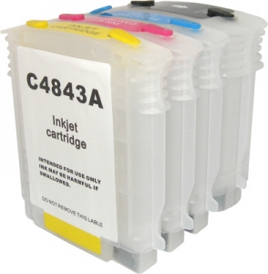 Перезаправляемые картриджи для HP 2000, 2500, DesignJet GA/CAD 