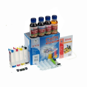 СНПЧ WWM для Canon Pixma MG2140/MG2240/MG3140/MG4140(IS.0124)