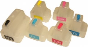 Перезаправляемые картриджи DZK6-HP02 для HP 8230, 8250, 3110, 3210, 3310, 5180 