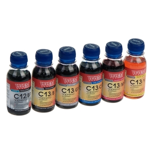 Комплект чернил WWM для Canon PGI-520/CLI-521(6х100г)BP/B/GY/C/M/Y Водорастворимые,Пигментные C13