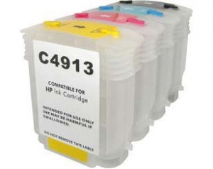 Перезаправляемые картриджи DZK4-HP82/82  для HP DesignJet 510