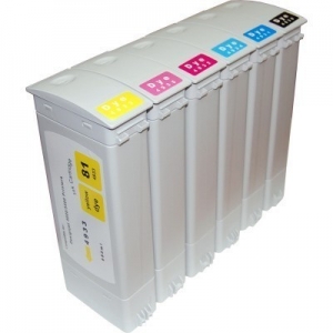 Перезаправляемые картриджи DZK6-HP81  для HP DJ 5000, 5500