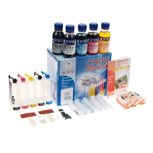 СНПЧ WWM для Canon Pixma MG5140/MG5240/MG5340(IS.0123ARC)