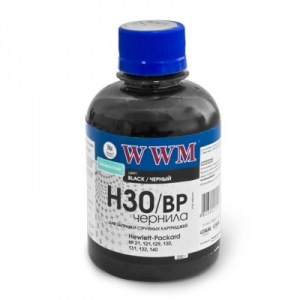 Чернила HP C8767, C8765, C9362 Black Pigment 200 мл. (WWM H30)