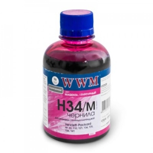 WWM–H34M/200 водные чернила для принтеров Hewlett Packard (Magenta, 200 г)