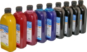 DCTec DC9-E7800P/500 набор пигментных чернил для Pro 3800 / 4000 / 4800 / 7600 / 7800 / 9600 / 9800 / R2400 (9x500мл)