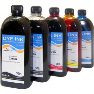 DCTec DC5-F600/500 набор водорастворимых чернил (5x500 мл) 