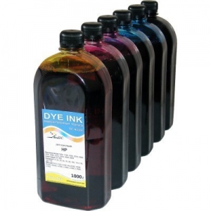 DCTec DC6-H120/1000 набор водорастворимых чернил для DJ 10/ 20/ 30/ 50/ 90/ 120/ 130 (6x1л)