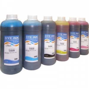 DCTec DC6-W7200/1000 набор водных чернил (6x1л) для принтеров Canon W6200, W6400, W7200, W7250, W8200, W8400, W2200