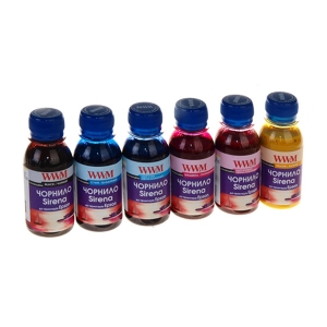 Комплект чернил WWM SIRENA для Epson сублимационные (6шт х 100г) (ES01SET-6)