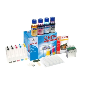 СНПЧ WWM для Epson Stylus TX550W/TX600FW/T40W(IS.0243)