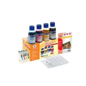 Перезаправляемые картриджи WWM для Epson Stylus TX106/TX109/TX117/TX119 (RC.T092N)