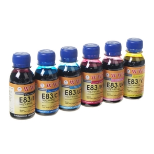 Чернила для Epson T50, P50, TX650, PX660, комплект 6x100 мл. (WWM E83)