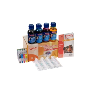 Перезаправляемые картриджи WWM для Epson Expression Home XP-103/XP-207/XP-306/XP-406 с чернилами ELECTRA с расширенной совместимостью (RC.T17NU)