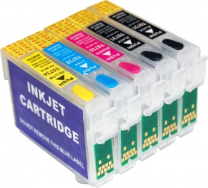 Комплект перезаправляемых картриджей REFILL5-C110