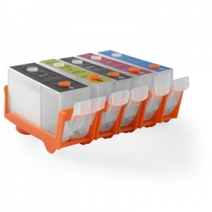 Комплект перезаправляемых картриджей DZK5-C520 для Canon iP3600, iP4600, iP4700, iP4840, iP4940, MG5140, MG5240, MG5340, MX880, MX884