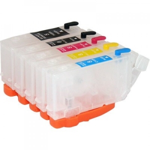 Комплект перезаправляемых картриджей DZK5-C58 для iP4200, iP4300, iP4500, iP5200, iP5300, MP500, MP530, MP600, MP610, MP800, MP810, MP830