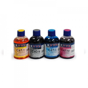 Чернила Canon PG-40, PGI-5Bk комплект 4x200 мл. (WWM C40)