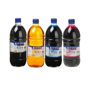 Чернила Epson T26, TX200, S22, SX125, SX130, SX230, SX235W, SX420W, SX425W, SX430W, SX435W, SX440W, SX445W, SX525WD, SX535WD, TX410 комплект 4x1000 мл. (WWM E73)