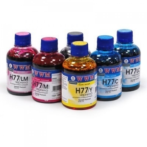 Чернила WWM H77 для HP DesignJet 10, 20, 50, 120 (6x200г)